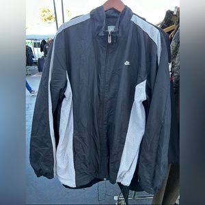Black Vintage Nike Zip Up Wind Breaker